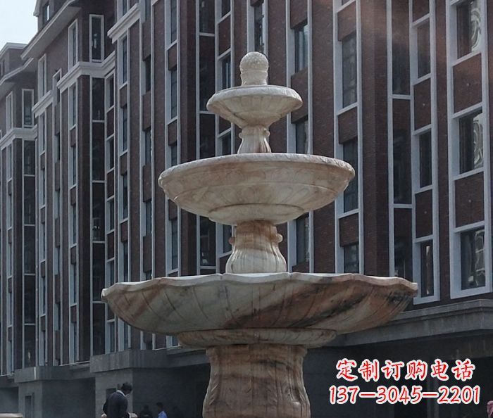 商丘小区景观大型喷泉石雕 (6)