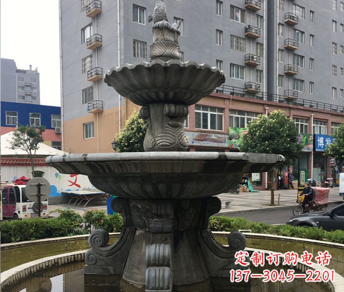 商丘小区景观仿古喷泉石雕