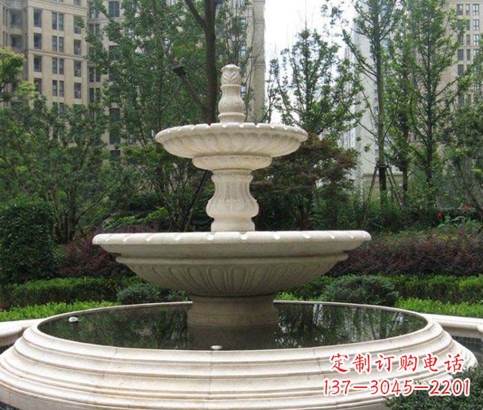 商丘小区景观欧式喷泉石雕 (2)