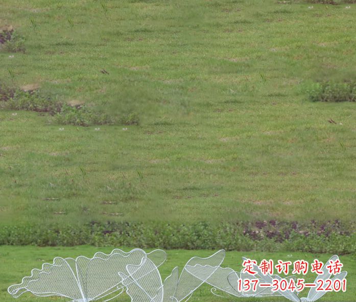 商丘小区镂空蝴蝶不锈钢摆件雕塑