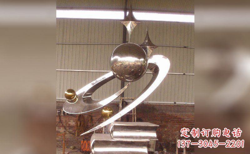 商丘校园不锈钢书籍雕塑