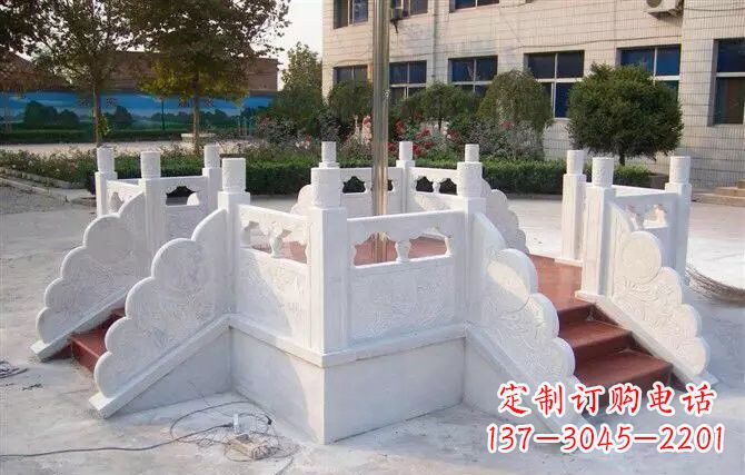 商丘校园汉白玉升旗台