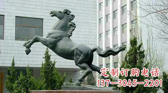 商丘校园龙马精神铜雕