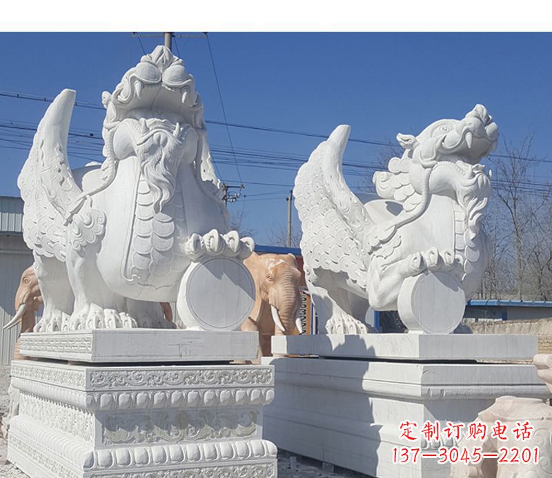 商丘獬豸法院门口神兽石雕