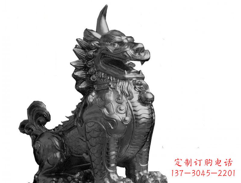 商丘獬豸法院景观铜雕