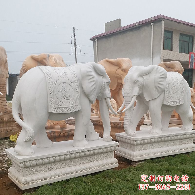 商丘学校石雕大象