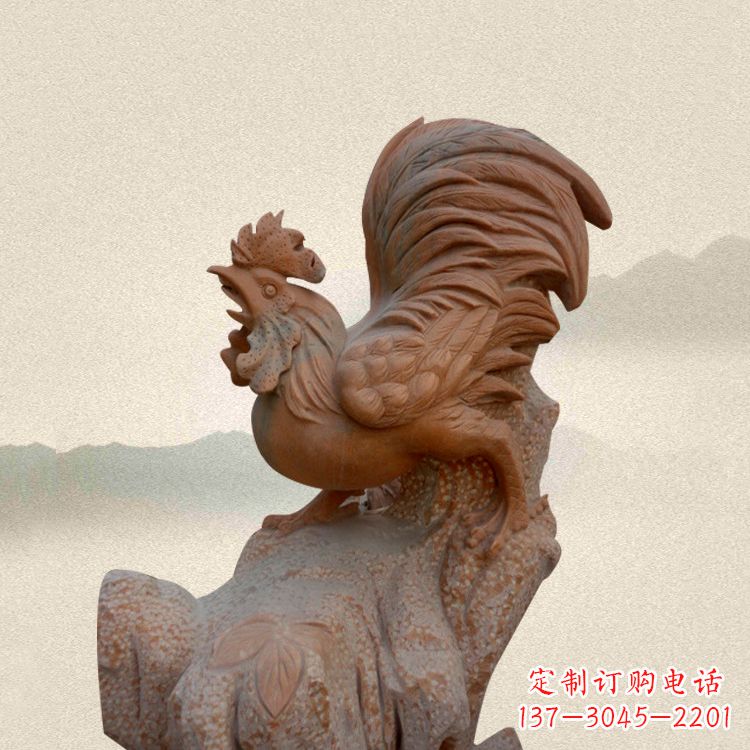 商丘酉鸡景观石雕