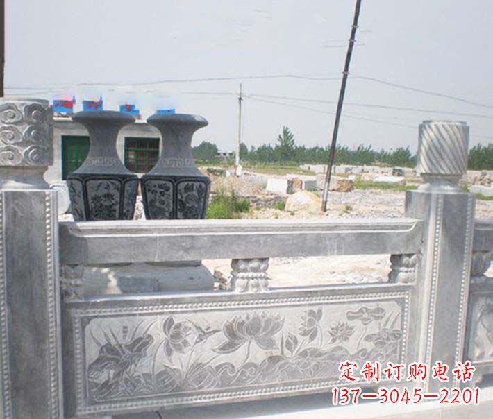 商丘园林仿古石栏板景观石雕 (3)