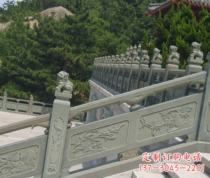 商丘园林仿古石栏板景观石雕 (4)