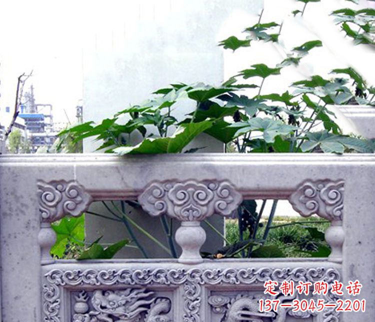 商丘园林仿古石栏板景观石雕 (6)