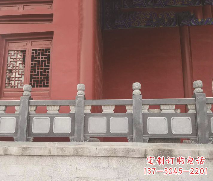 商丘园林仿古石栏板景观石雕 (8)