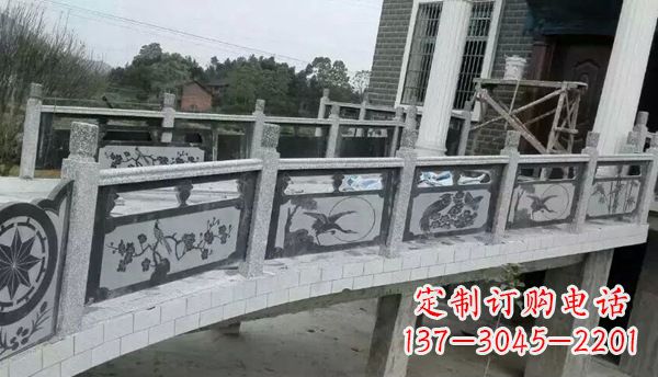 商丘园林仿古石栏板景观石雕 (10)