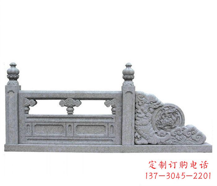 商丘园林景观大理石栏板雕塑 (2)