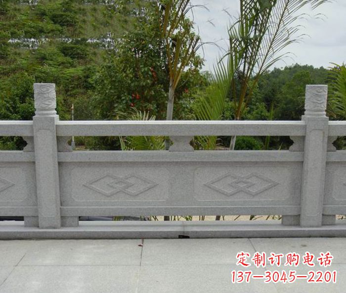 商丘园林景观大理石栏板雕塑 (3)