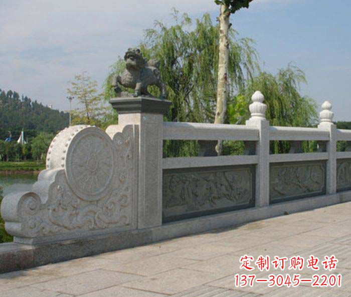 商丘园林景观大理石栏板雕塑