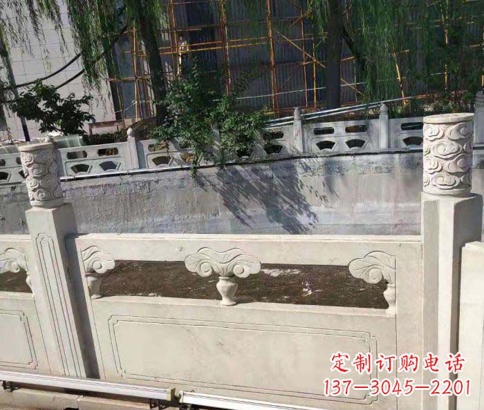 商丘园林景观大理石栏板石雕 (6)