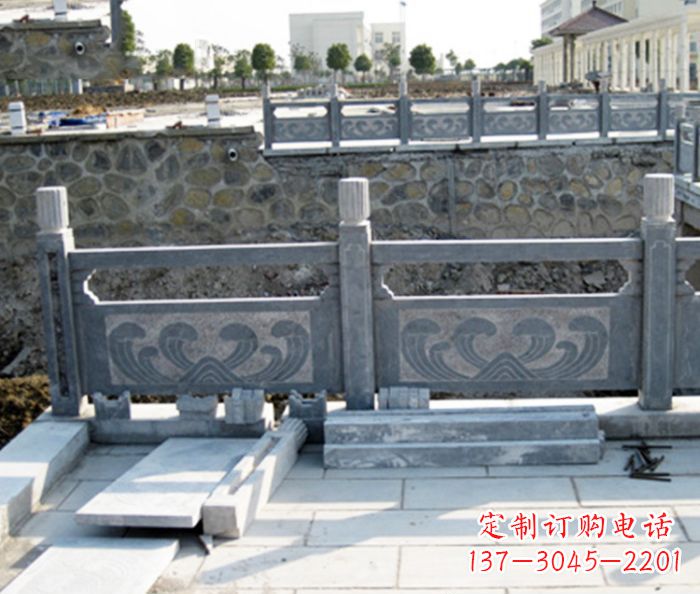 商丘园林景观大理石栏板石雕 (11)