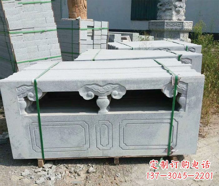 商丘园林景观大理石栏板石雕 (13)