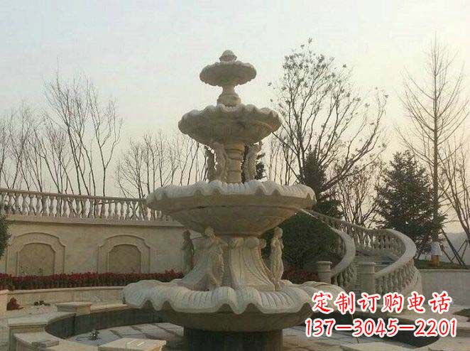 商丘园林景观大型喷泉石雕 (2)