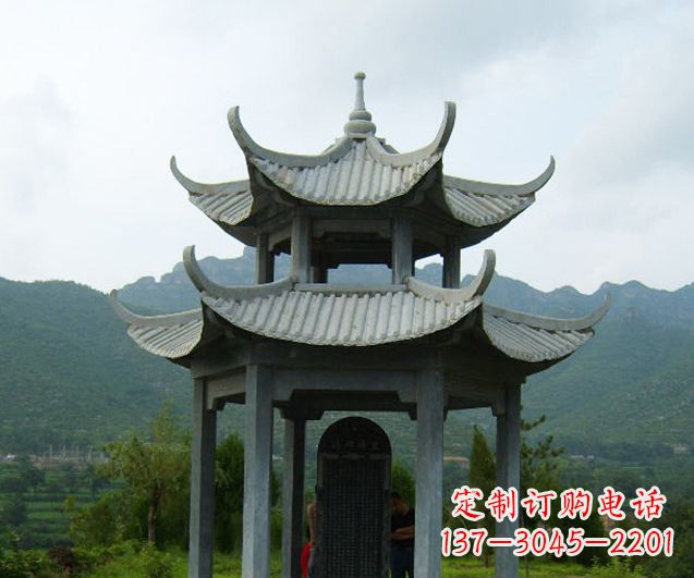 商丘园林景观仿古凉亭石雕