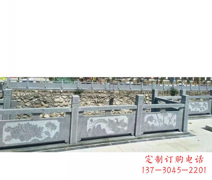 商丘园林景观仿古石雕栏板 (5)