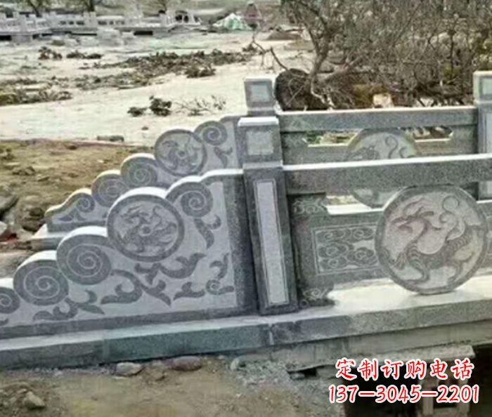 商丘园林景观仿古石雕栏板 (10)