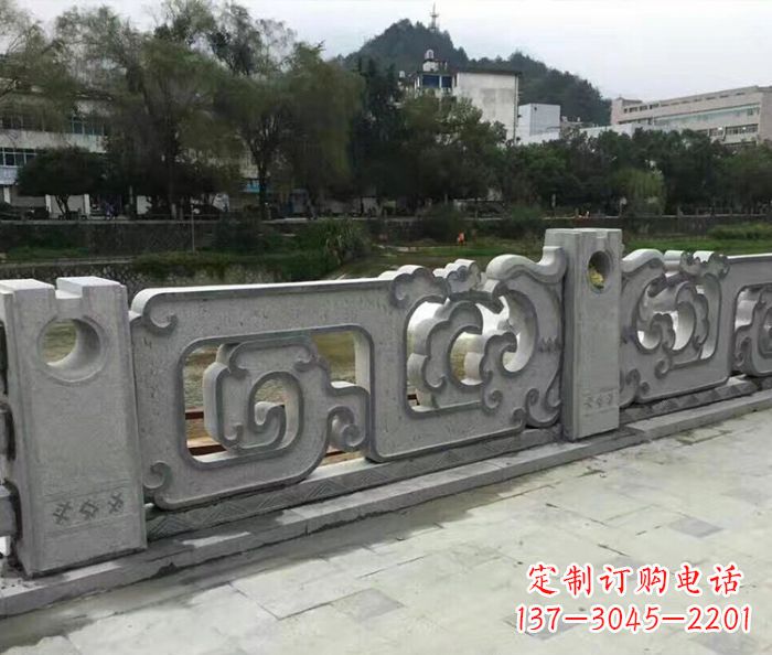 商丘园林景观仿古石雕栏板_1