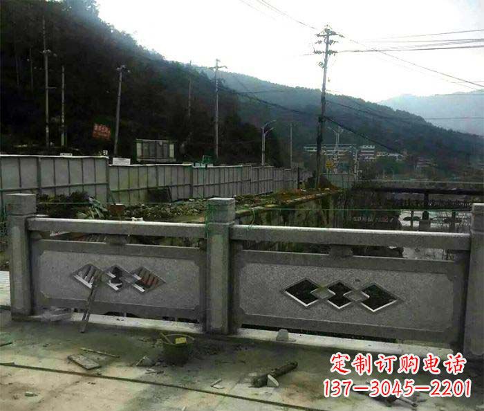 商丘园林景观仿古石浮雕栏板 (2)