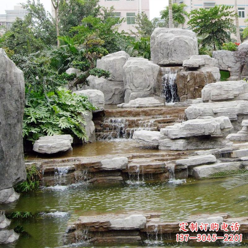 商丘园林石头假山流水