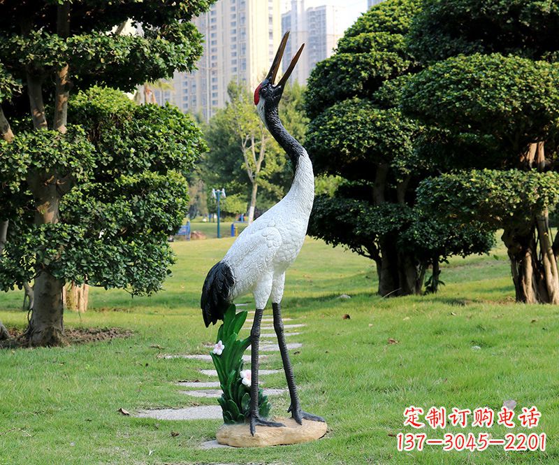商丘站立仙鹤雕塑