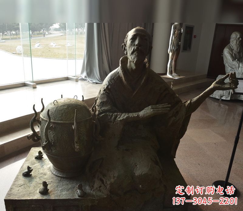 商丘张衡铜雕