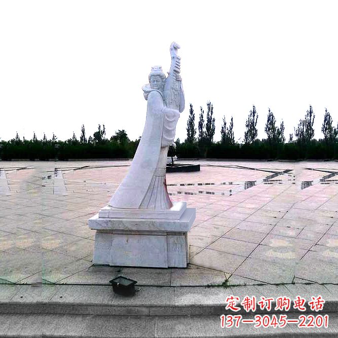 商丘中国古代四大美女之王昭君广场石雕塑