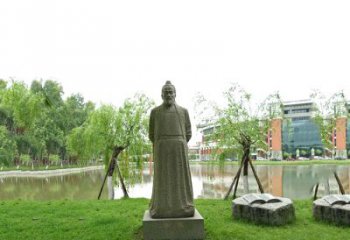 商丘中国古代杰出的法医学家石雕宋慈雕塑像