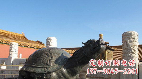 商丘铸铜龙龟寺庙神兽铜雕
