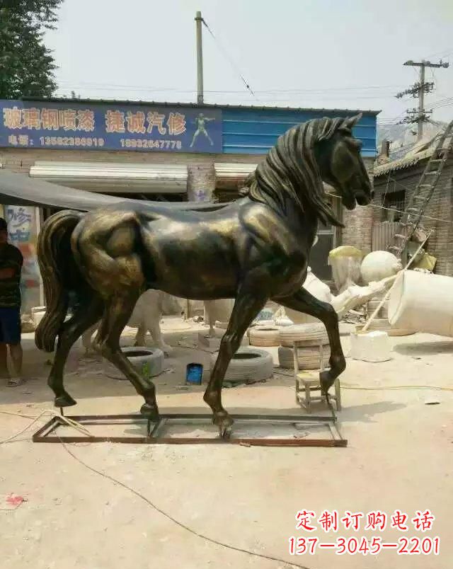 商丘铸铜马雕塑