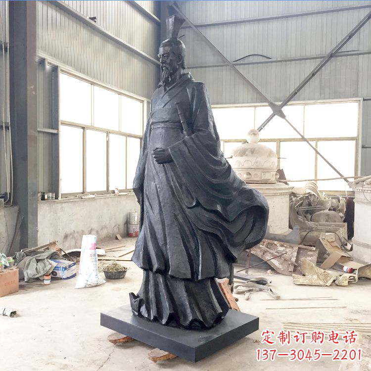 商丘铸铜屈原雕塑