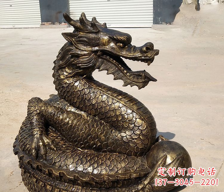 商丘铸铜神龙雕塑