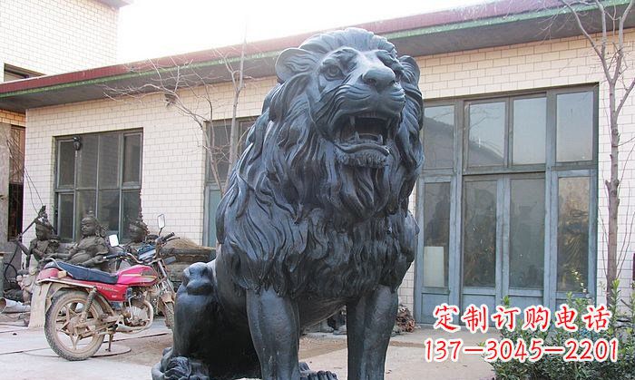 商丘铸铜狮子铜雕