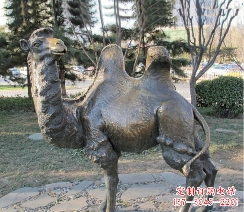 商丘骆驼铜雕塑