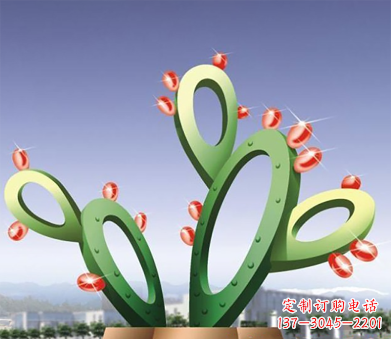 商丘仙人掌不锈钢雕塑