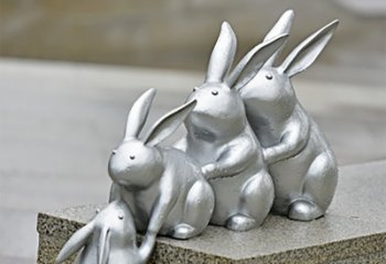 商丘兔子雕塑不锈钢